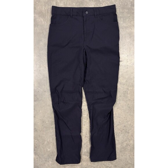 The North Face Navy Blue Nylon Spandex Tech Hiking Pants Mens Size 30 - Picture 1 of 8